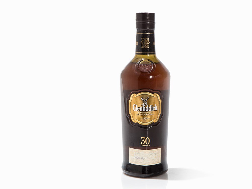 1 Bottle NV Glenfiddich 30 Years Old Single Malt Scotch (1 of 10)