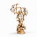 Leaf-Gilded Lamp with Blossoms, France, around 1940 - 6