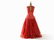 Madame Grès, Red & White Spotted Evening Dress, France,
