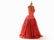 Madame Grès, Red & White Spotted Evening Dress, France, - 5