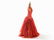 Madame Grès, Red & White Spotted Evening Dress, France, - 6
