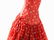 Madame Grès, Red & White Spotted Evening Dress, France, - 7