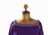 Madame Grès, Lavender Tunic Dress with Sequins, France, - 3