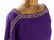 Madame Grès, Lavender Tunic Dress with Sequins, France, - 5