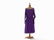 Madame Grès, Lavender Tunic Dress with Sequins, France, - 9