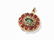 Mughal Gem-Set Floral Jade Pendant, 18K Gold, 19th C.