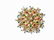Mughal Gem-Set Star-shaped Brooch, India, 19th C.