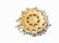 Mughal Gem-Set Star-shaped Brooch, India, 19th C. - 7