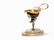 A Gilt Silver Saucière with Nutshell Stand, 20th C.