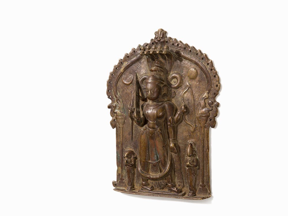 Bronze Relief with Depiction of Shiva, India, 18th/19th (1 of 9)