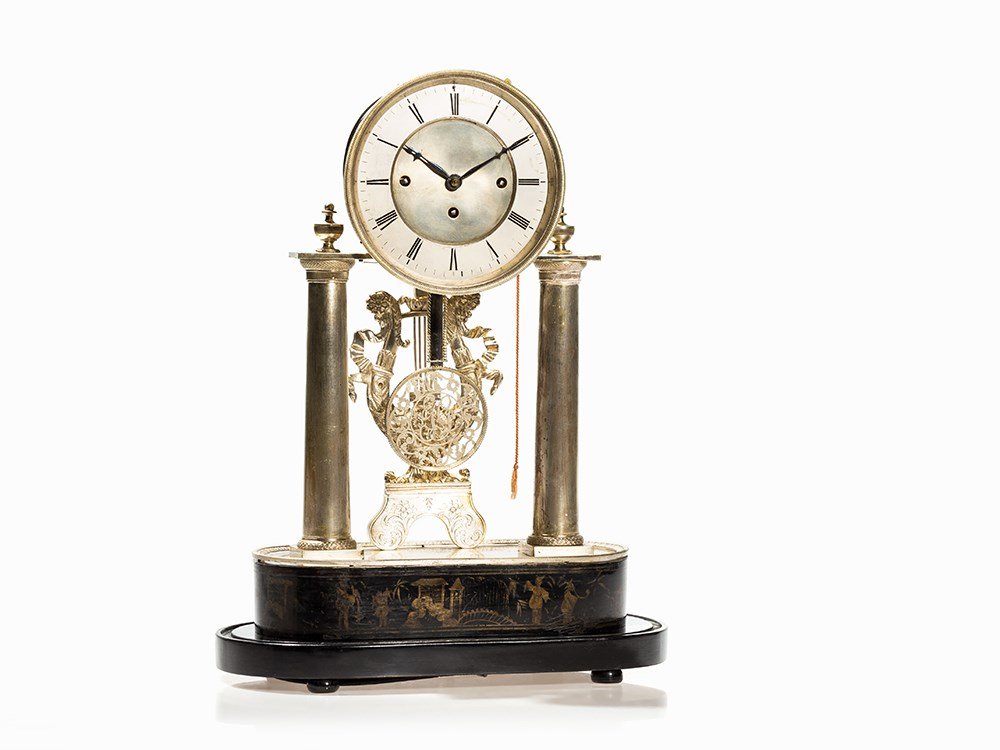 Viennese Jubilee Clock with Integrated Music Box, c. (1 of 7)