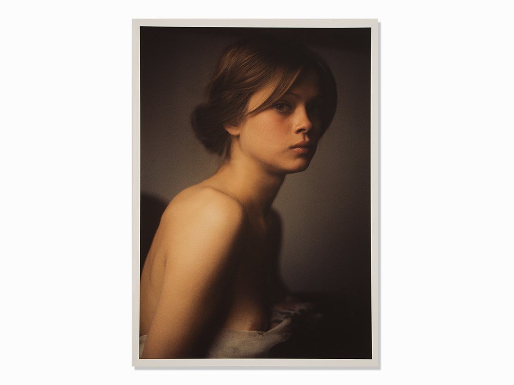 David Hamilton, La Muse, Pigment Print, 1971: Pigment print on wove paper ‘Hahnemühle’ Great Britain/Germany, 1971, edition from 2009 David Hamilton (b. 1933) – British photographer Signed ‘David Hamilton’ in blue felt pen on a loosely