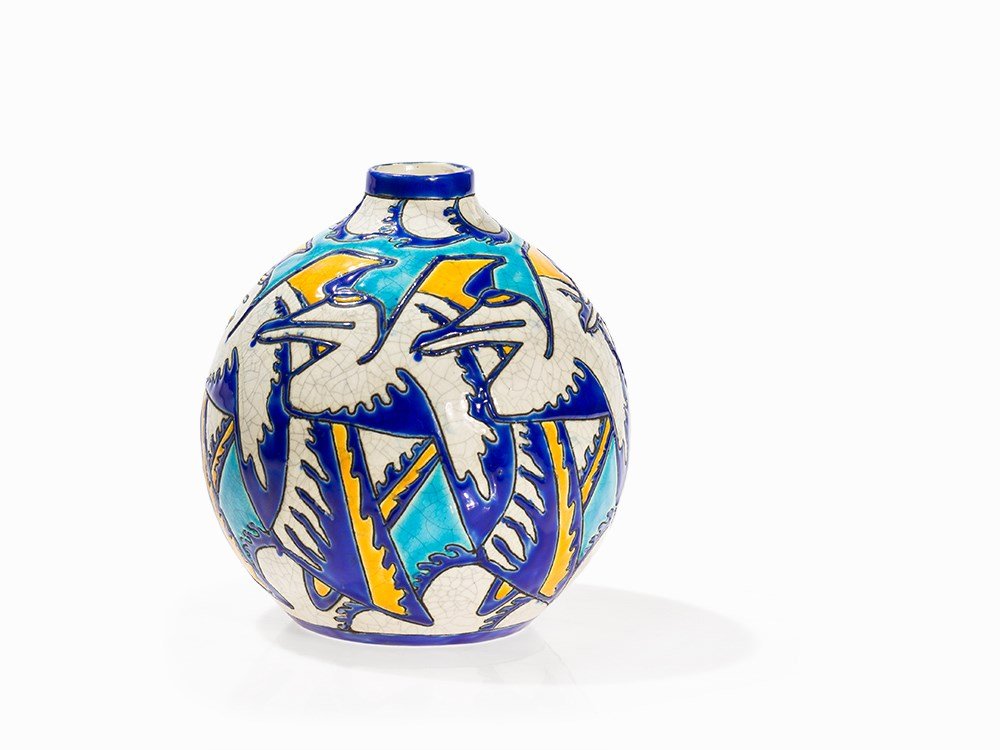 Charles Catteau, Ceramic Vase, Royal Boch, Belgium, c. (1 of 8)