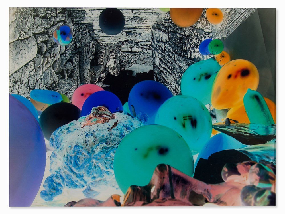 Artists Anonymous, Balloons, Digital C-Print Diasec,: Digital C-print on Kodak Endura Metallic paper, hand-colored and mounted on Alu-Dibond behind Diasec Artists Anonymous - German-British group of artists, based in Berlin and London An invoice with a c