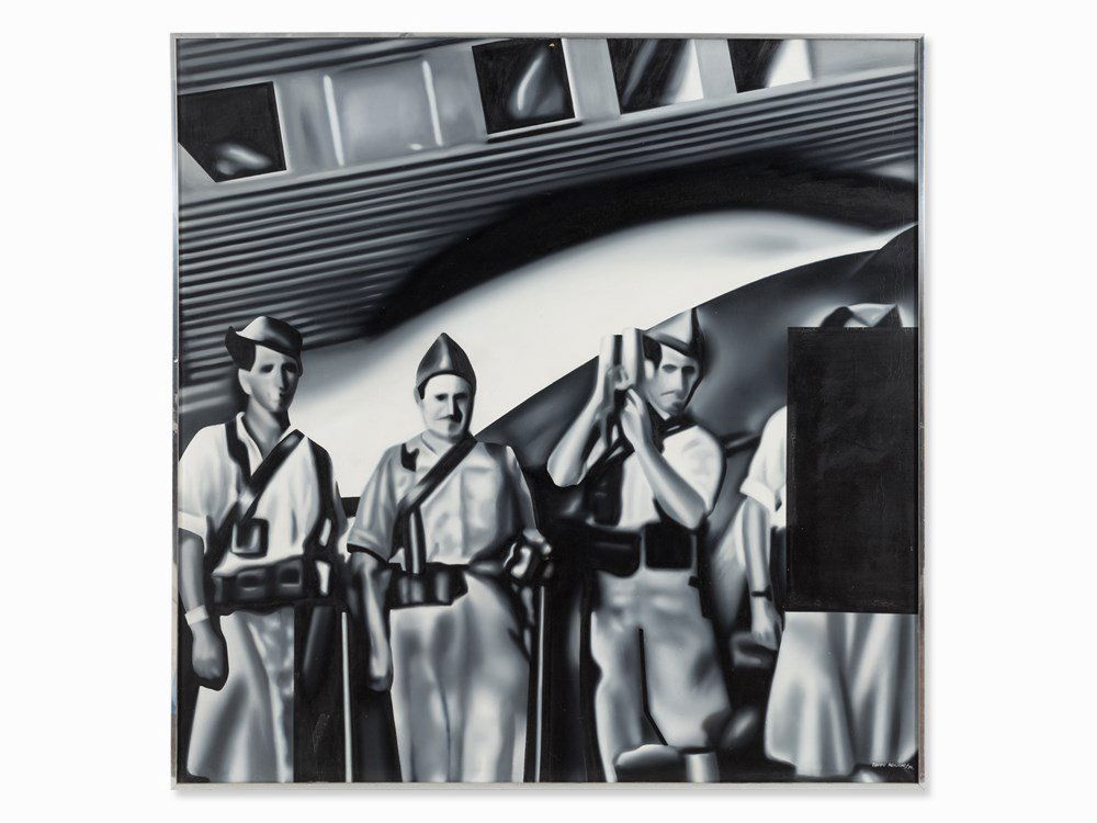 Equipo Realidad, Legionarios, Oil Painting, 1974 (1 of 10)
