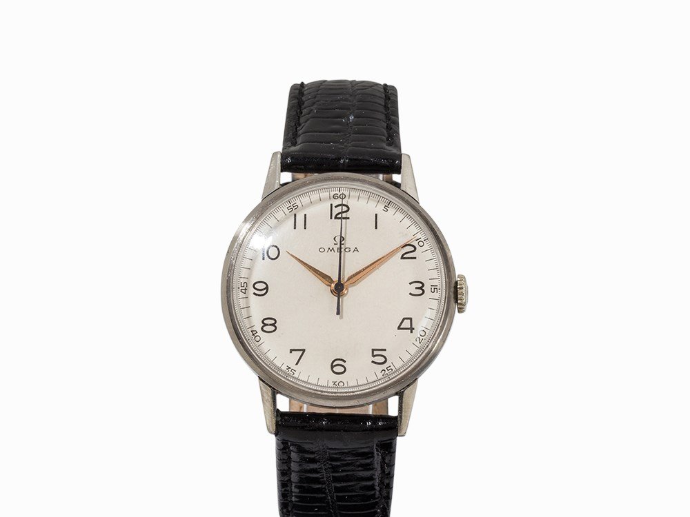 Omega Vintage Wristwatch, Switzerland, 1940s (1 of 8)