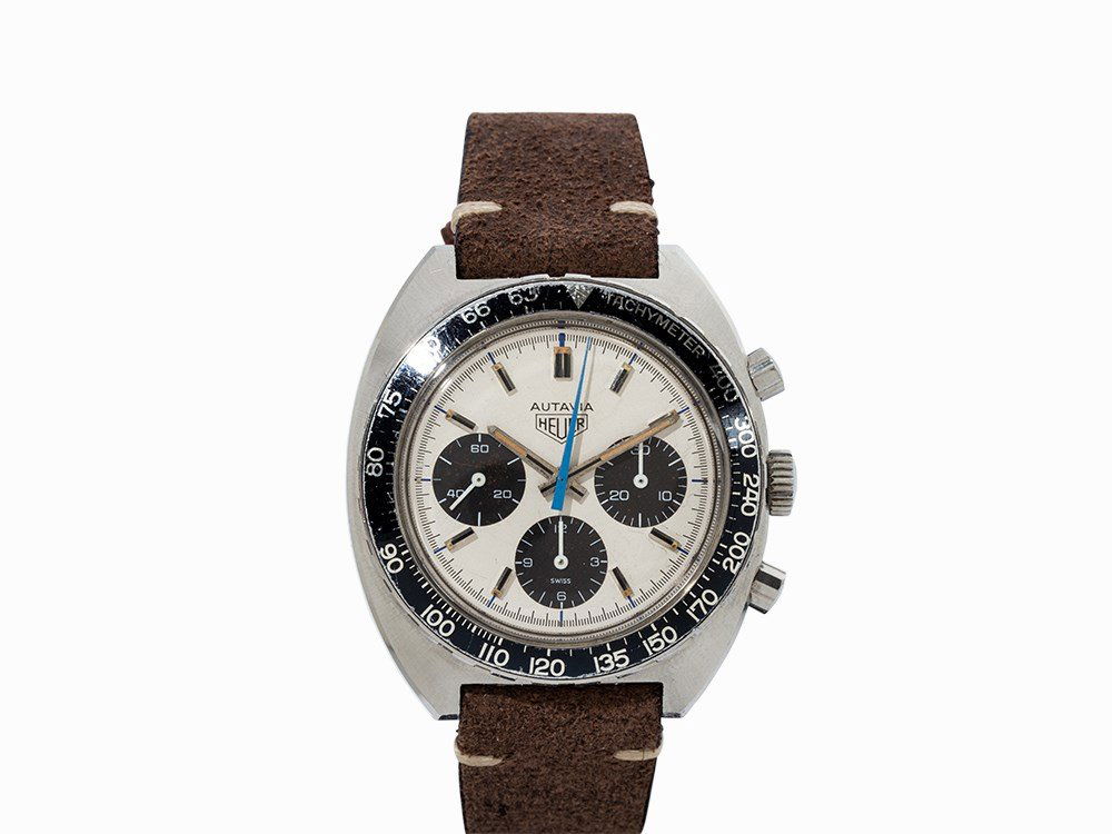 Heuer Autavia "Jo Siffert" Design, Switzerland, c. 1970 (1 of 8)