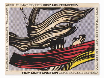 Roy Lichtenstein Exhibition Poster, Pasadena Art