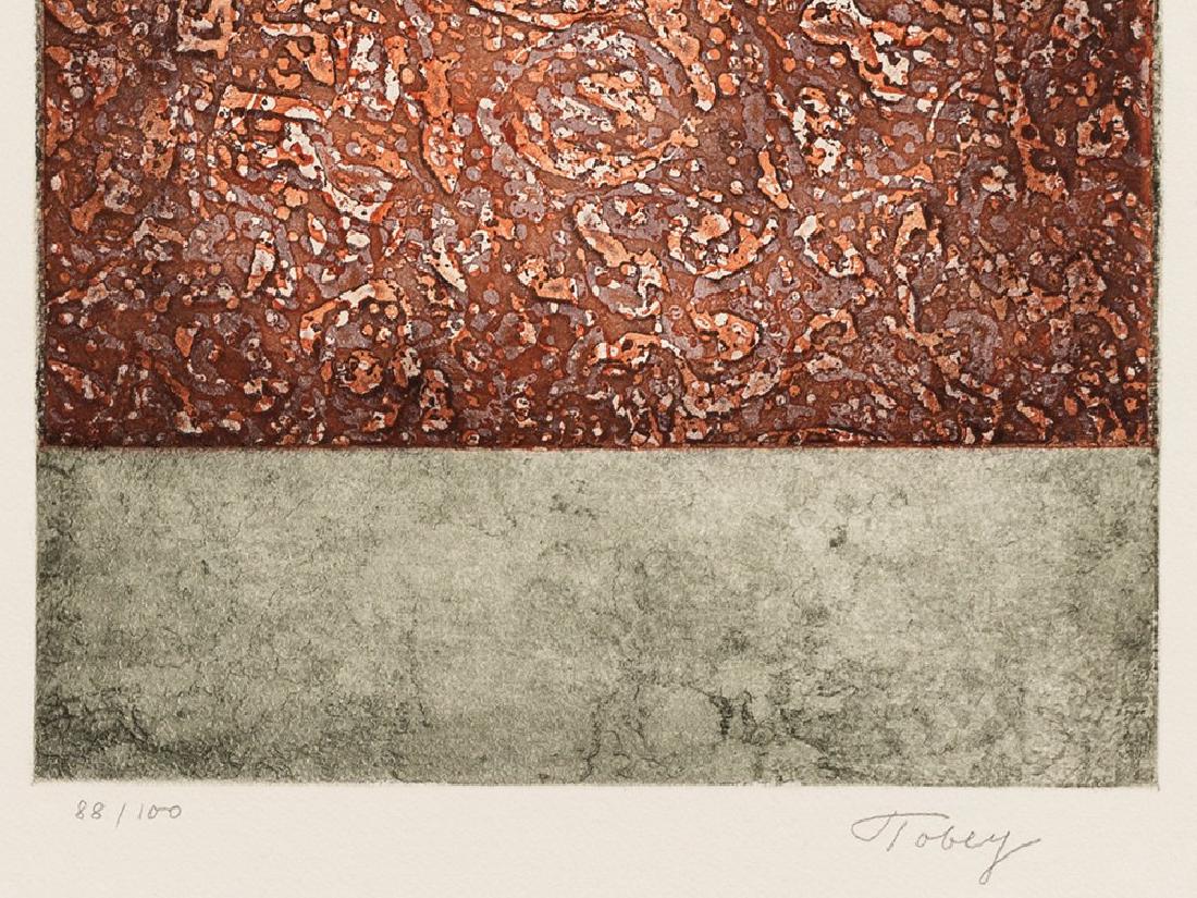 Mark Tobey, Red´s Return, Aquatint in Colors, 1974 (1 of 8)