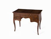 Ladies Desk, Bois de Violet and Walnut Veneer, Naples,