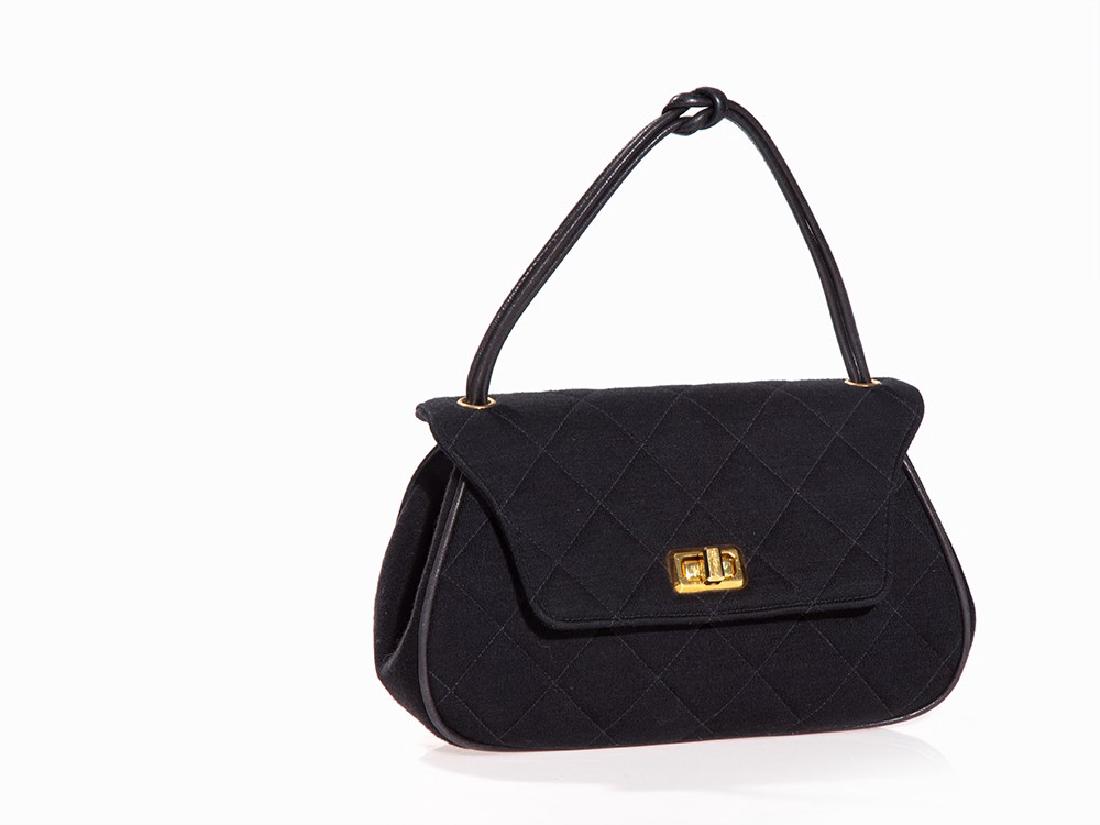 Chanel, Flap Bag of Black Jersey, France, 1994-97 (1 of 8)