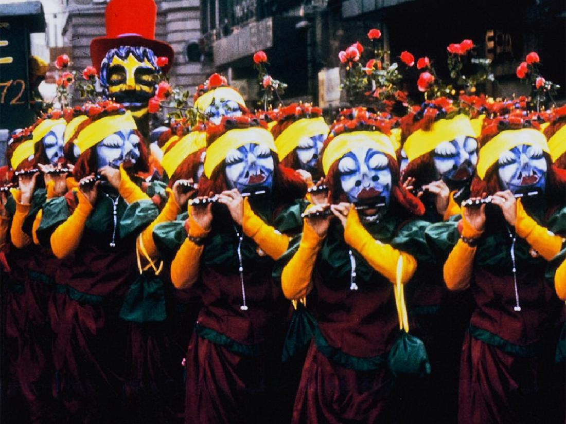 Dieter Blum, Carnival in Basel, Digital Print, 1999: Digital print on photographic paper; later print Dieter Blum (b. 1936) - Contemporary German photographer Signed and dated ‘Dieter Blum 1999’ as well as inscribed ‘Museum der Kulturen’ with bi