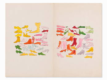 Andy Warhol, A la Recherche du Shoe Perdu, Lithograph,