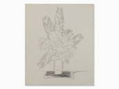 Andy Warhol, Bouquet of Flowers, Pencil Drawing, c.