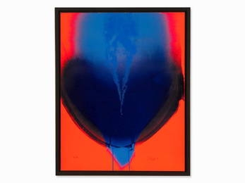 Otto Piene, Untitled, Serigraph in Colors, 1971