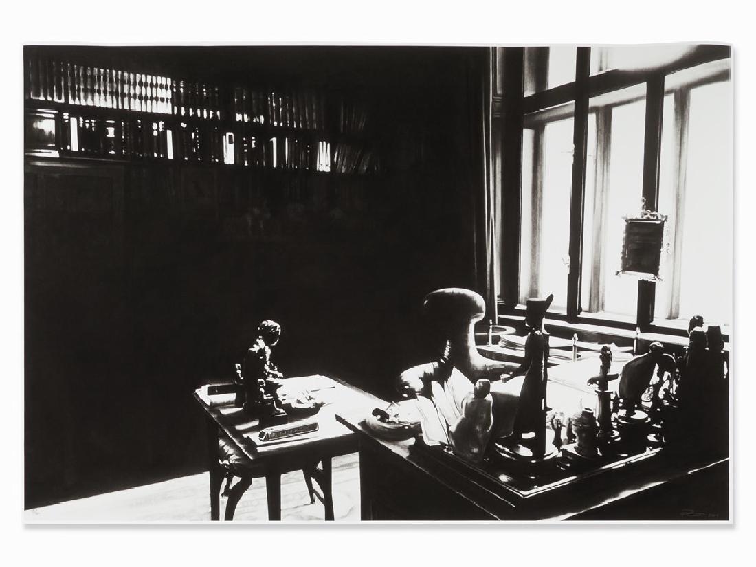 Robert Longo, Untitled (View Study Room), Pigment: Pigment Print on strong wove paper USA, 2004 Robert Longo (b. 1953) – US-American artist, lives and works in New York Signed and dated ‘RLongo 2004’ and numbered ‘13/30’ in pencil From the s