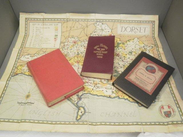 A nautical pocket manual - 'The China Coasters' 19: A nautical pocket manual - 'The China Coasters' 1936 and an Edward Stanford ordinance survey pocket book, China and Japan 1929.