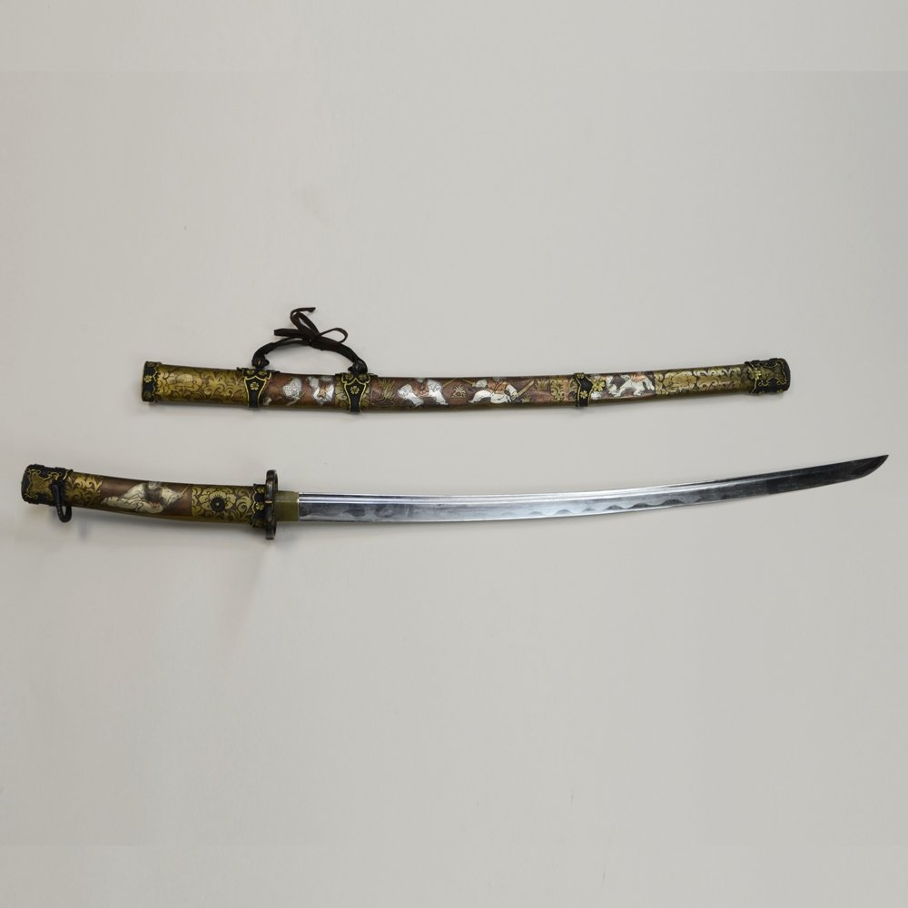 221 ANTIQUE JAPANESE SAMURAI SWORD