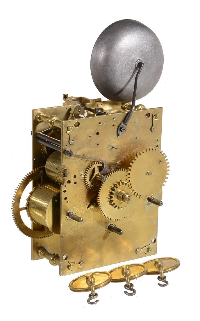 A William III eight-day musical longcase clock movement (1 of 2)