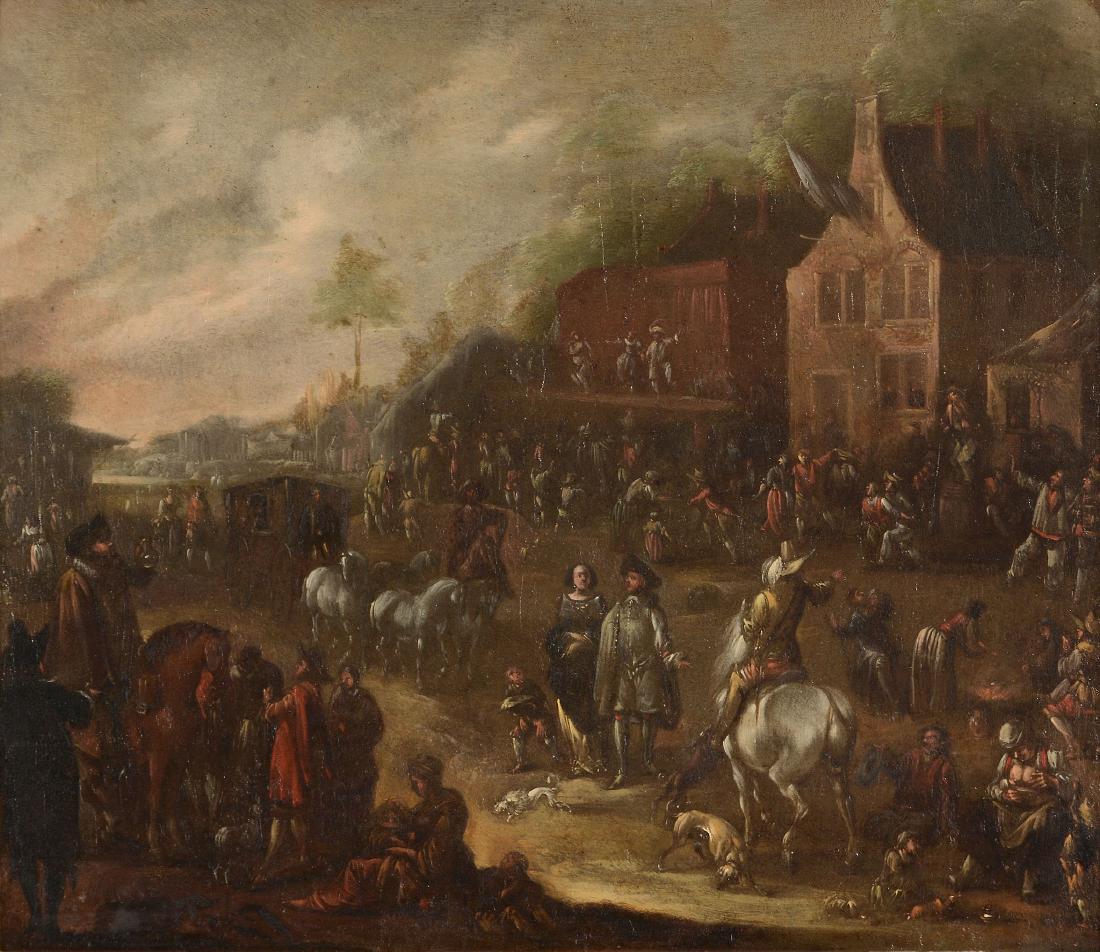 Follower of Peeter van Bredael (Flemish 1629-1719) - In (1 of 3)