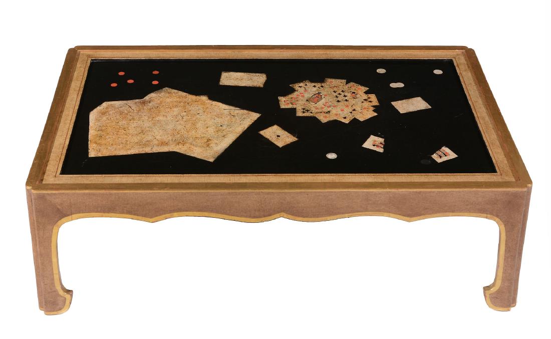 An Italian scagliola table top , circa 1700, decorated (1 of 5)