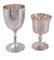 A Victorian silver goblet by Richards & Brown, London