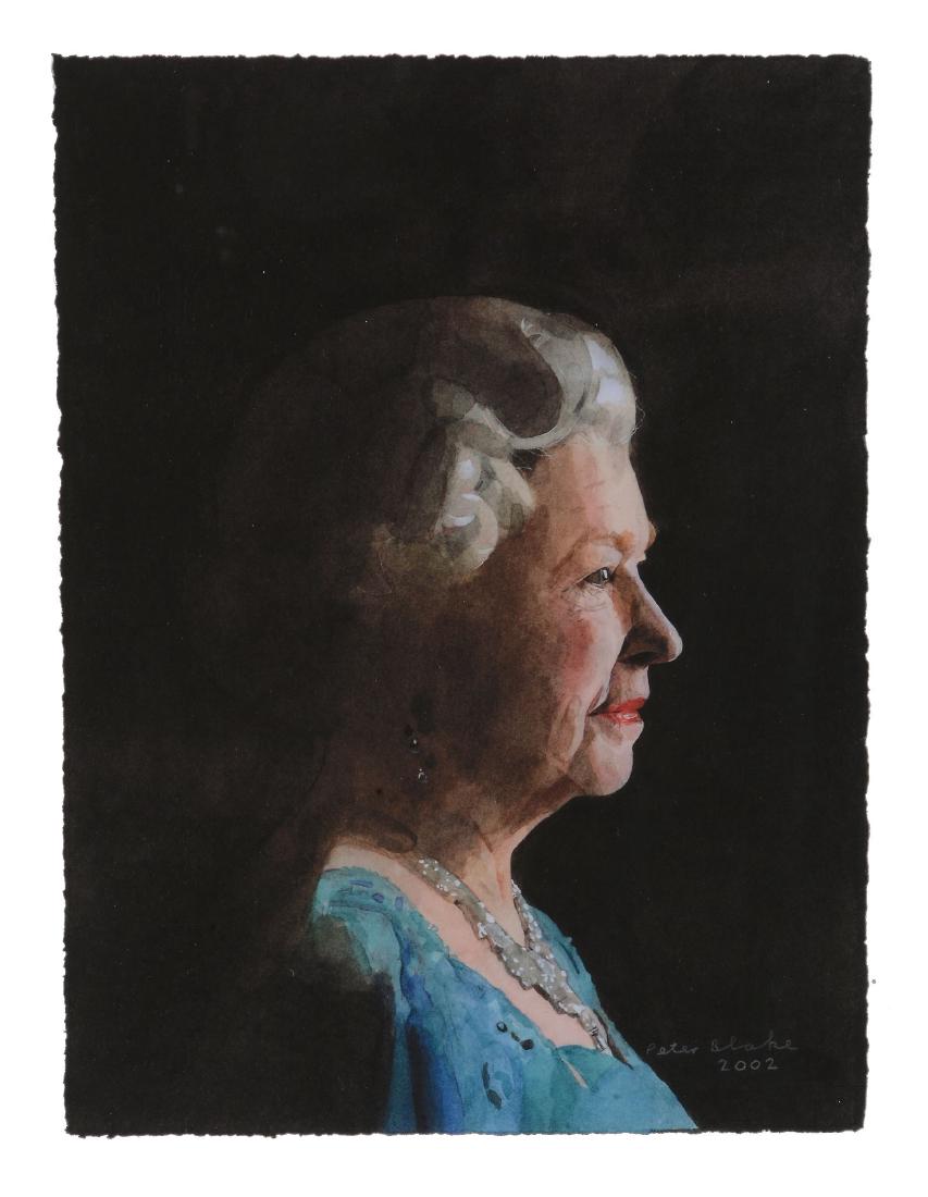 Sir Peter Blake (British b.1932) - Queen: Screenprint in colours, 2002, signed in pencil, numbered 143/150, on wove paper, with full margins 270 x 170mm (10 5/8 x 6 3/4in.) IMPORTANT: This lot is sold subject to Artists Resale Rights, details