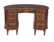 An Edwardian walnut kidney shaped desk, circa 1910