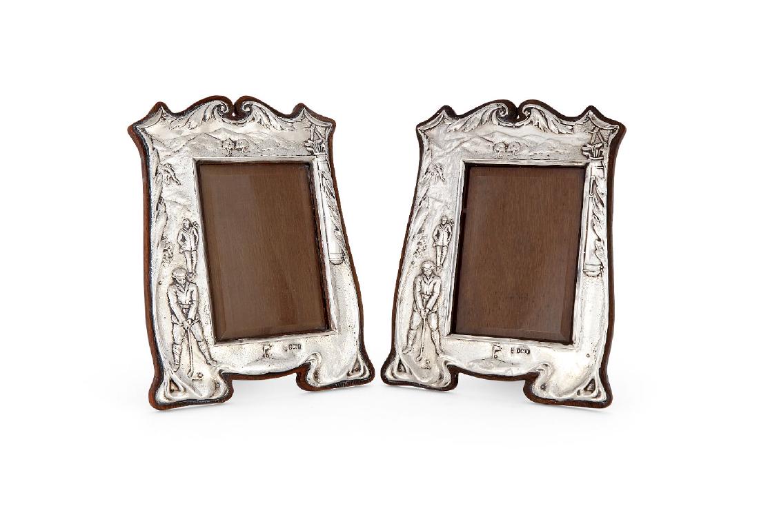[Golfing interest] A pair of Edwardian silver (1 of 2)