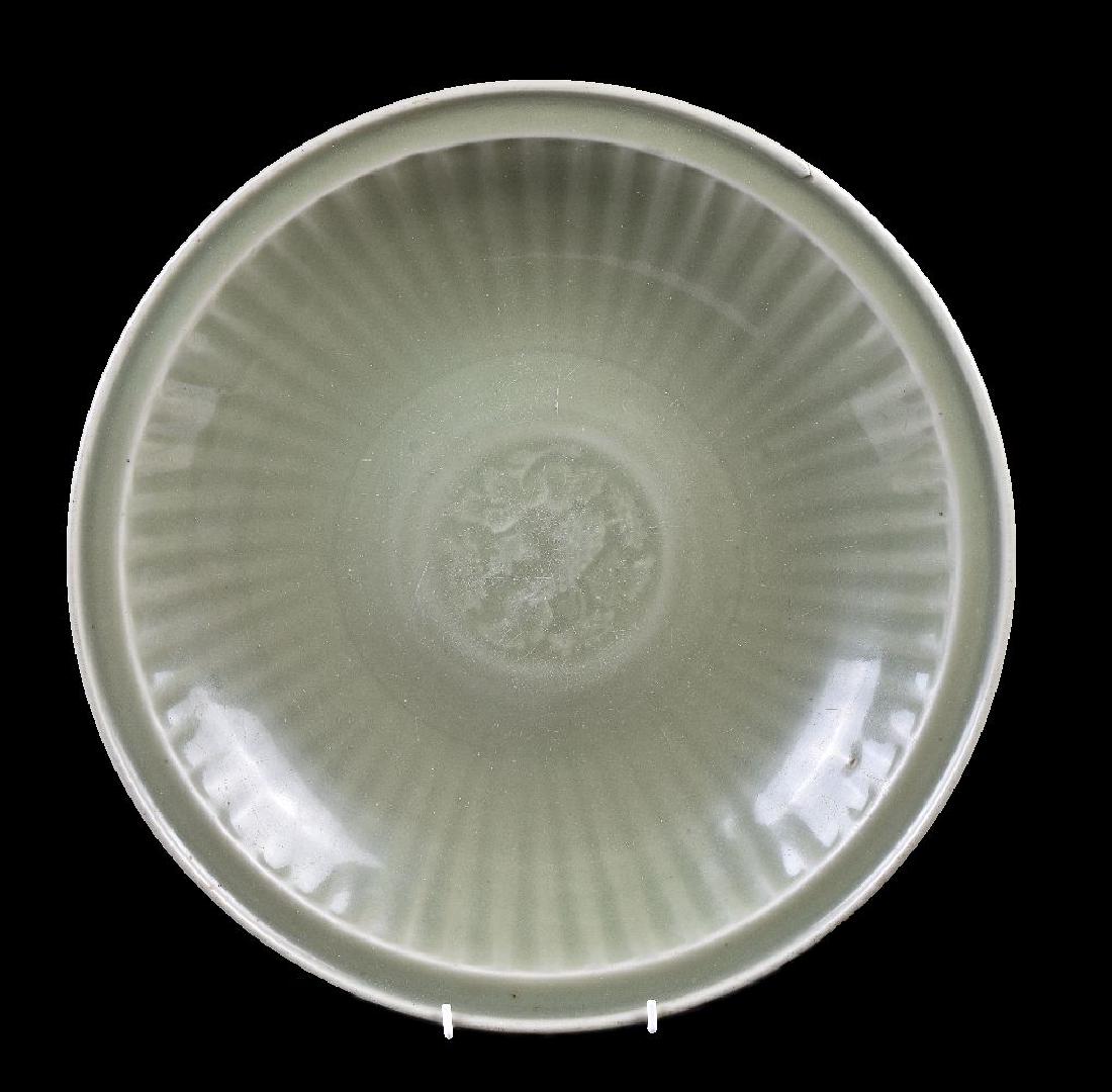 A Chinese Longquan celadon dish (1 of 4)
