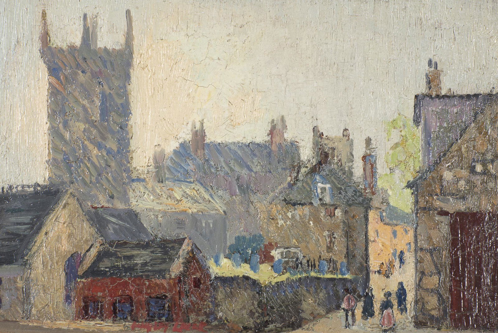 Richard Hayley Lever (American 1876-1958), Church at (1 of 3)
