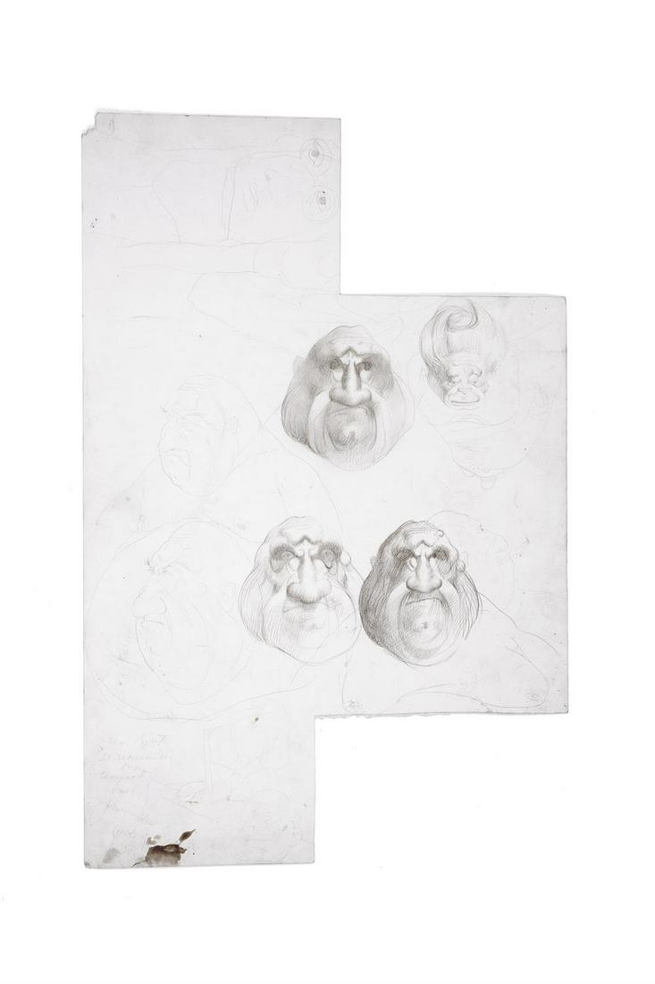 PAVEL TCHELITCHEW (RUSSIAN 1898-1957), STUDY FOR (1 of 2)