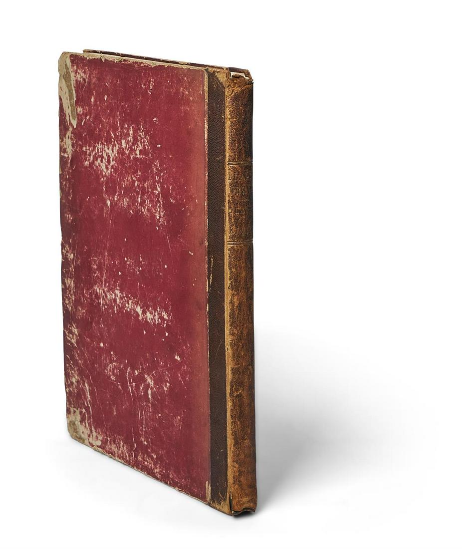 Ɵ BLAKE, WILLIAM., BLAIR, R. THE GRAVE. 1813: Ɵ BLAKE, William., BLAIR, R. The Grave. single volume, engraved portrait after Phillips, engraved additional title and 11 plates after William Blake, original morocco-backed boards, 4to. 1813.