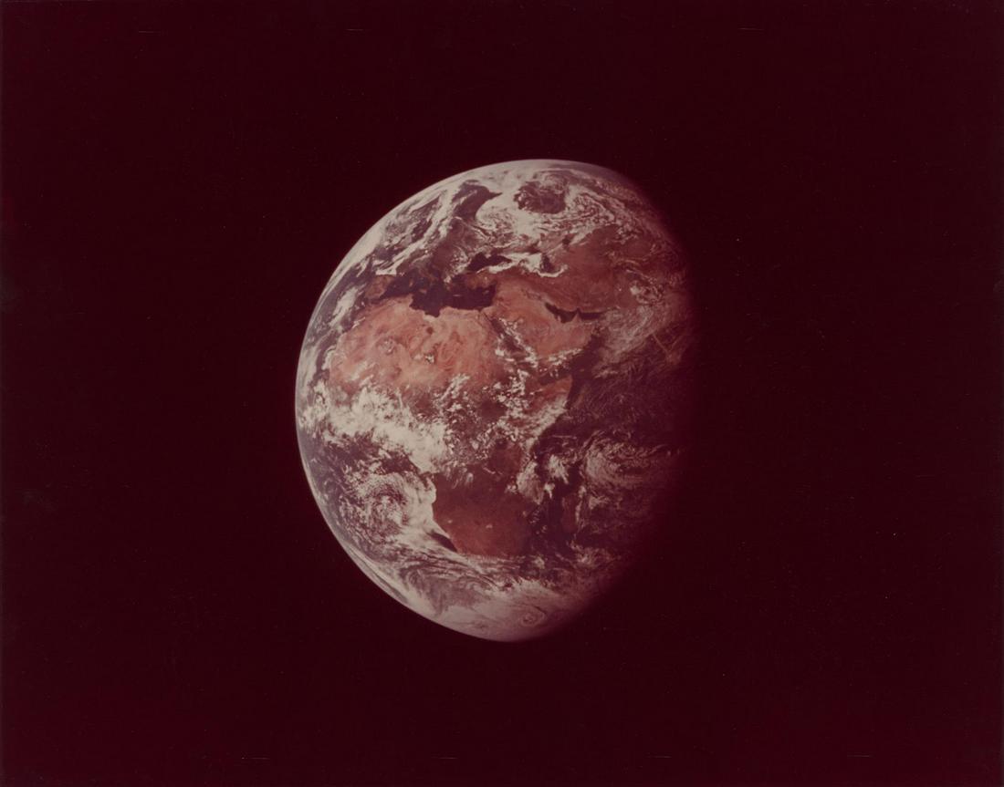 Planet Earth [large format], Apollo 11, 16-24 Jul 1969 (1 of 2)