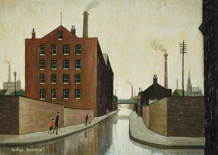 λ Arthur Delaney (British 1927-1987)The Old Mill, AncoatsOil on boardSigned (lower left)27 x: λ Arthur Delaney (British 1927-1987)The Old Mill, AncoatsOil on boardSigned (lower left)27 x 38.5cm (10½ x 15 in.)Provenance:The Selwyn Demmy Collection λ indicates that this lot may be