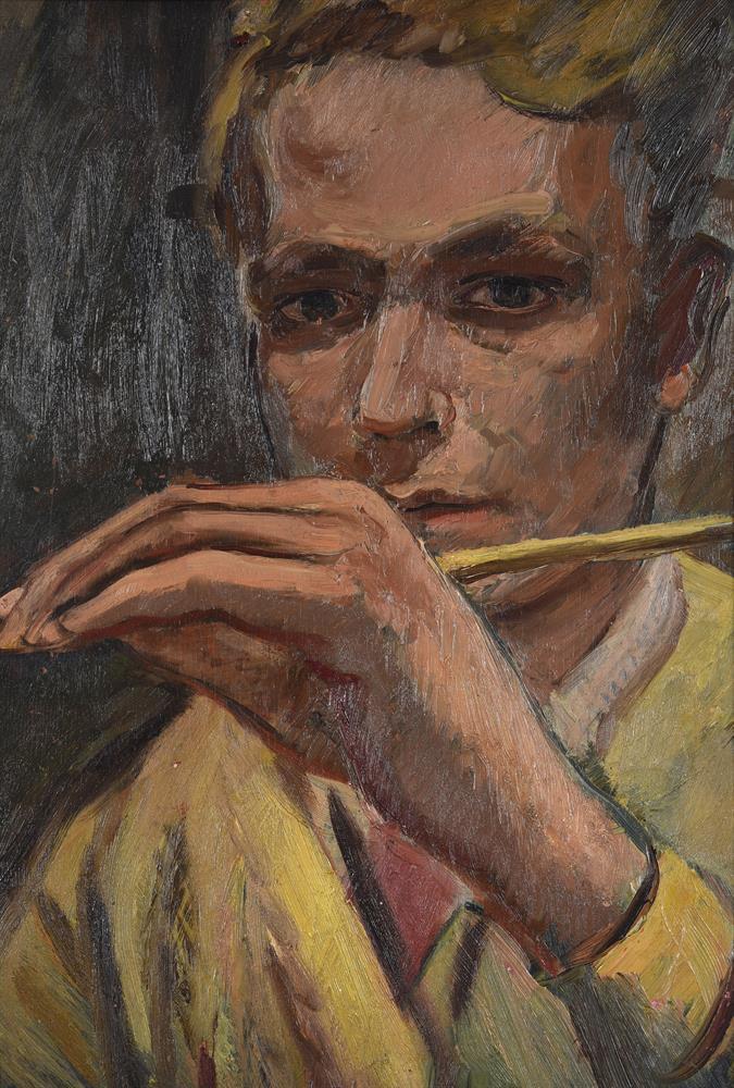 ADOLF FERDINAND KONRAD (AMERICAN 1915-2003), SELF-PORTRAIT: ADOLF FERDINAND KONRAD (AMERICAN 1915-2003) SELF-POR