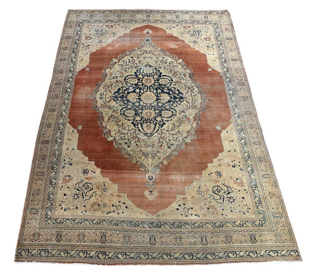 A TABRIZ HADJIJALILI CARPET, approximately 473 x 317cm (1 of 3)
