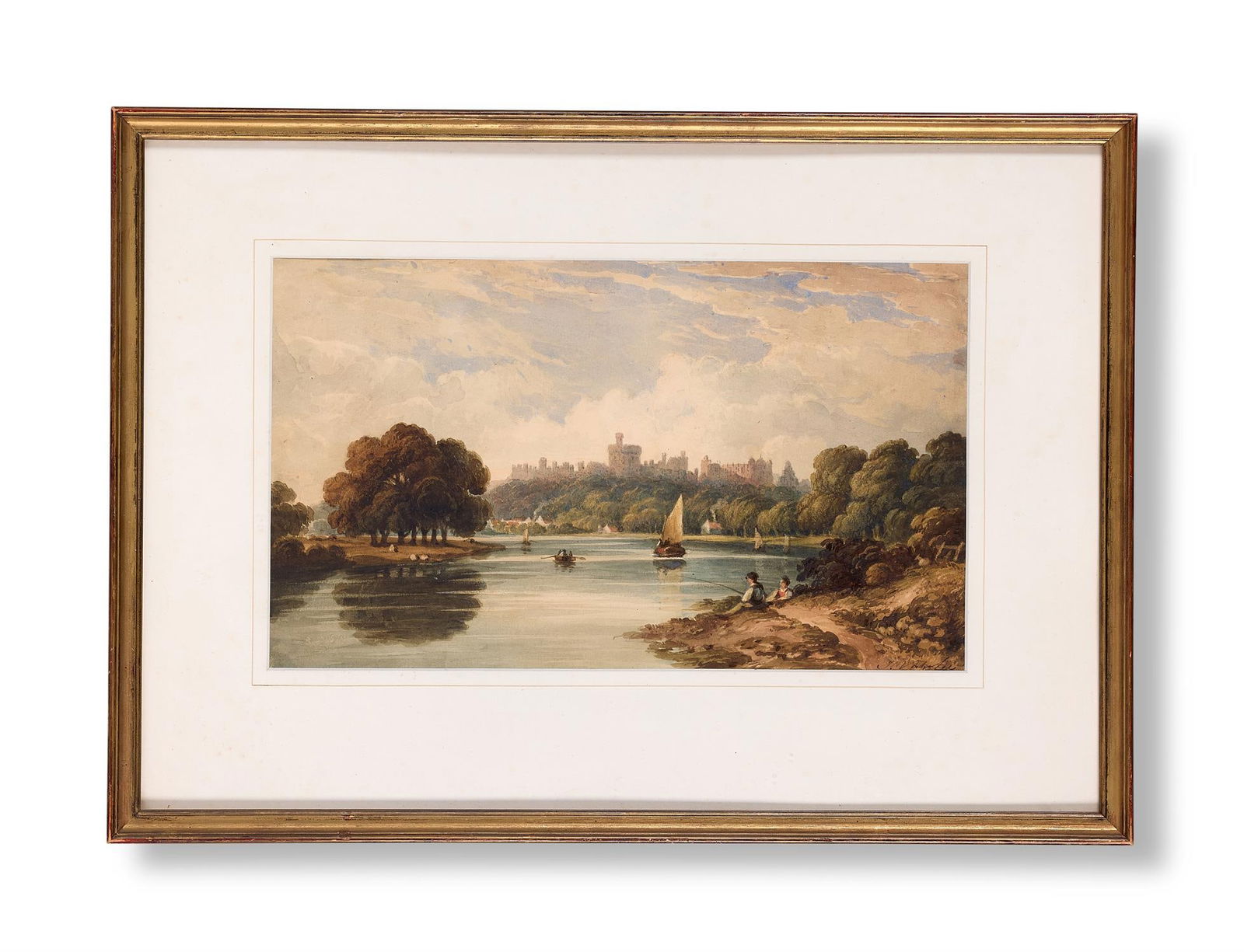 JOHN VARLEY (BRITISH 1778-1842), WINDSOR CASTLE: JOHN VARLEY (BRITISH 1778-1842)WINDSOR CASTLEWatercolourSigned (lower right)24.5 x 42cm (9½ x 16½ in.)