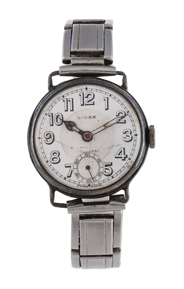 ROLEX, A SILVER WRISTWATCH (1 of 1)