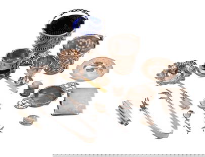 Y A COLLECTION OF SILVER ITEMS: Y A COLLECTION OF SILVER ITEMS